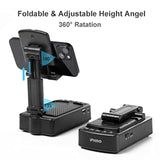 Gifts For Men Women, Phone Stand With Bluetooth Speaker Bt5.3, Gifts For Him Dad Who Have Everything, Phone Holder With Wireless Speaker For Iphone/Android/Tablet, Tech Gadgets,Birthday Gifts For Men