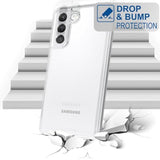 Phone Case For Samsung Galaxy S21 5G, Clear Case Non-Yellowing Protective Bumper Hard Back Cover