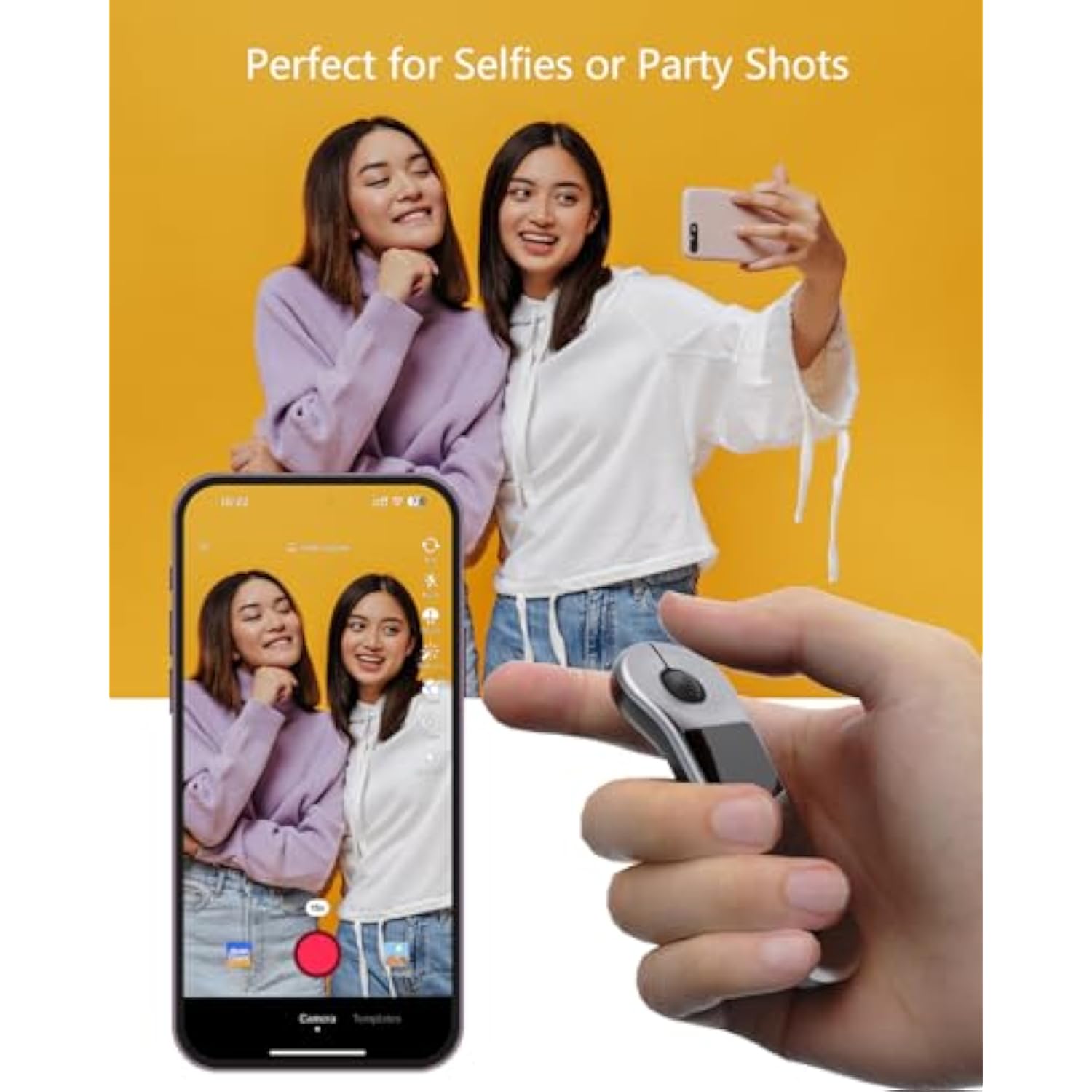 Rechargeable Air Mouse For Pc/Ios/Android With Touchpad Wireless Ppt Presenter With Bluetooth 2.4G, Works With Powerpoint/Keynote/Tiktok/Camera/Kindle App (Silver)