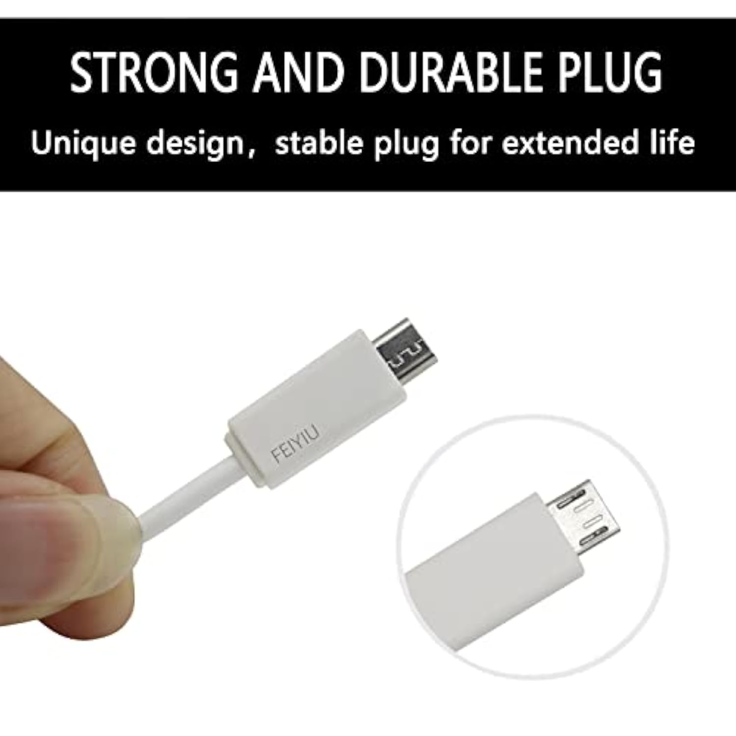 Charger Charging Cable Cord Compatible With For Beats By Dr Dre Studio Solo 3 2 2.0 Powerbeats 3 2 Wireless Headphone Earphone, Pill Speakers (White)