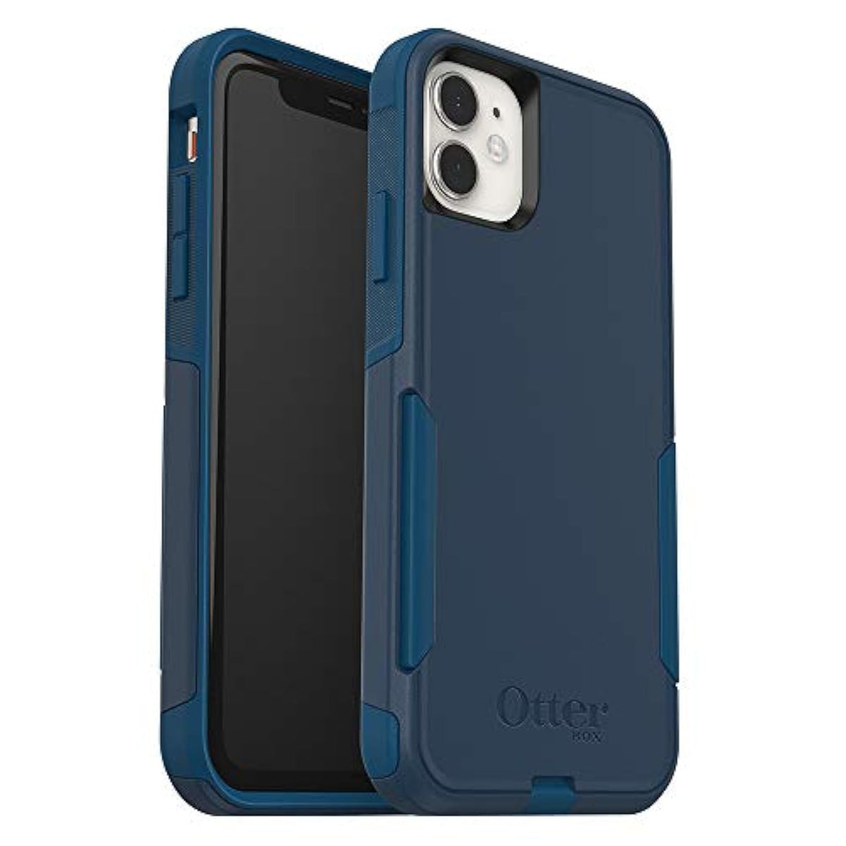 OtterBox iPhone 11 Commuter Series Case - BESPOKE WAY (BLAZER BLUE/STORMY SEAS BLUE), slim & tough, pocket-friendly, with port protection