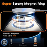 For Iphone 16 Pro Case, Compatible With Magsafe [Not-Yellowing] With Screen Protectors, Military-Grade Protection, Slim Magnetic Case For Iphone 16 Pro 6.3", Gray