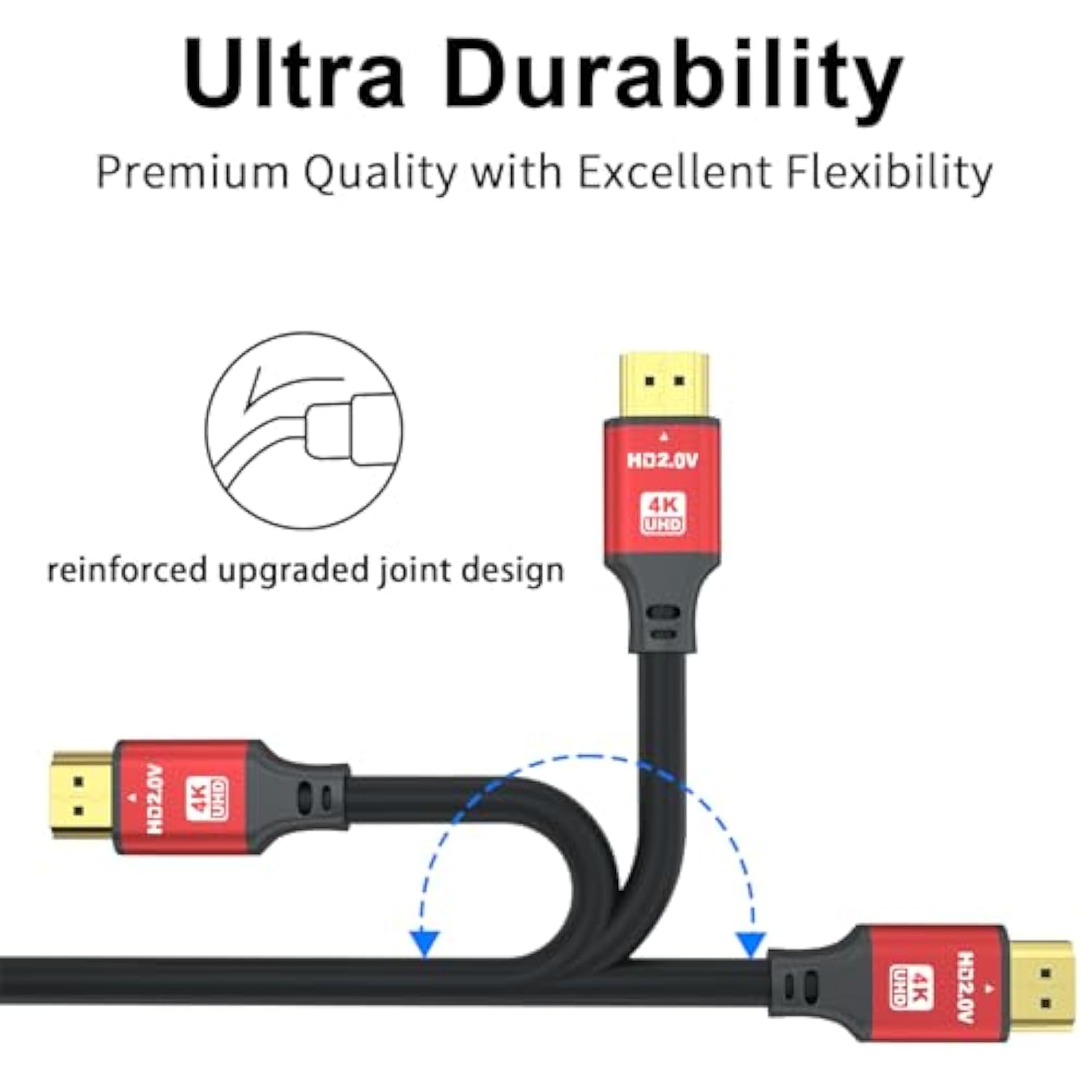 Hdmi Cable 35Ft, 4K@60Hz, 18Gbps High Speed Hdmi 2.0 Cord, Ultra Hd,Ethernet A