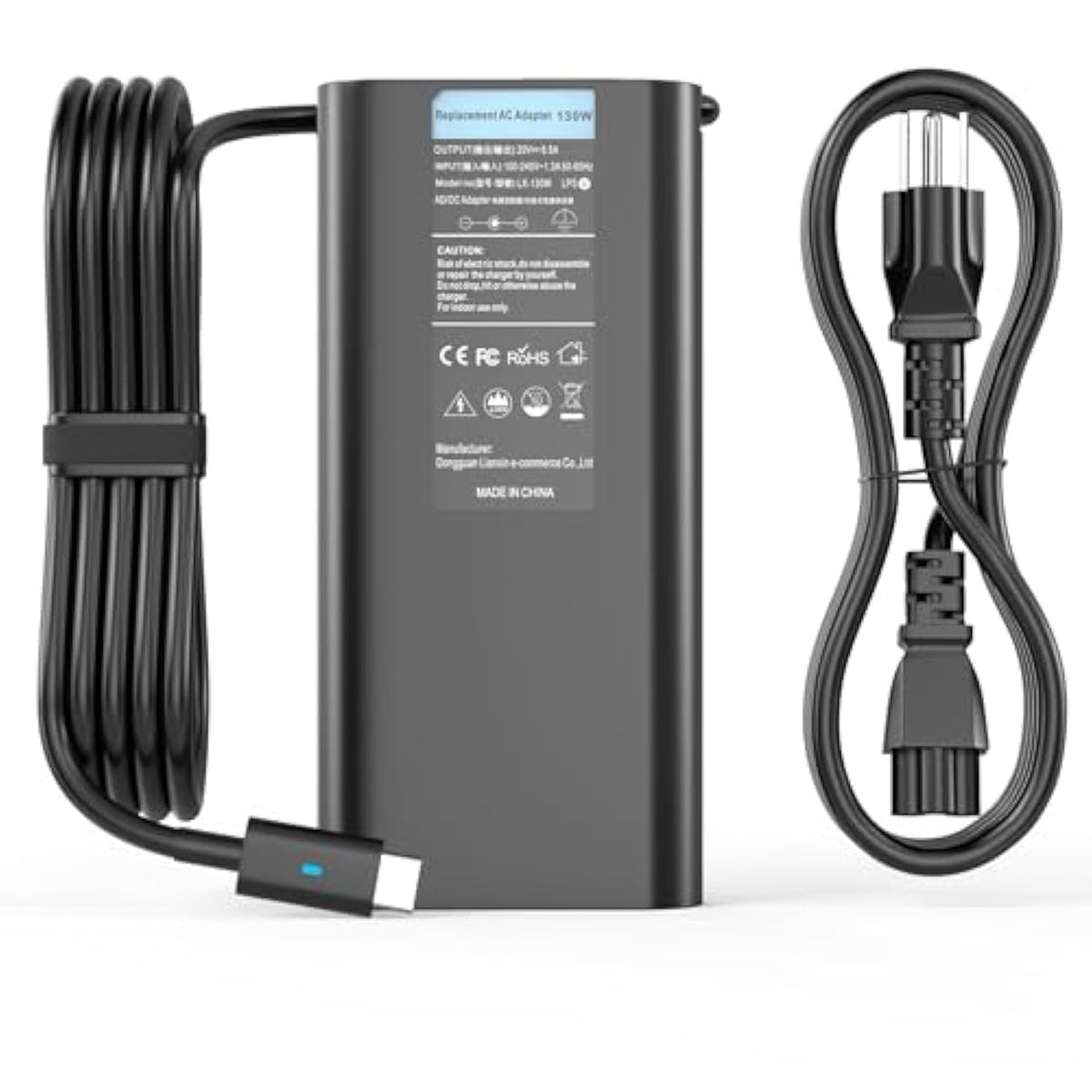 Dell 130W Laptop Charger Usb C For Dell Xps 15 9520 9510 9500 9575 Xps 17 9720