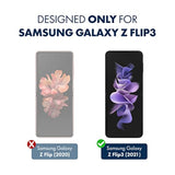 ArmorSuit 2+2 Pack Anti-Glare Screen Protector Designed for Samsung Galaxy Z Flip 3 Case Friendly MilitaryShield Matte Film - Made in USA