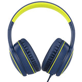 R10 Over Ear/On-Ear Headphones With Microphone, Lightweight Folding Stereo Bas