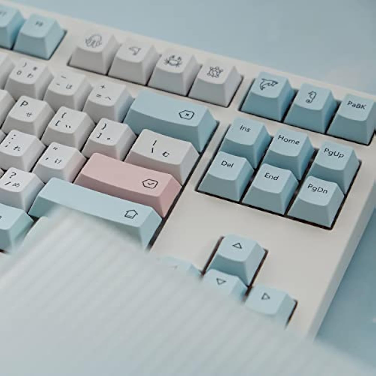 Cuxiu Chalk Keycaps 136 Keys Pbt Keycap Set For Cherry Mx Switches Cherry Prof