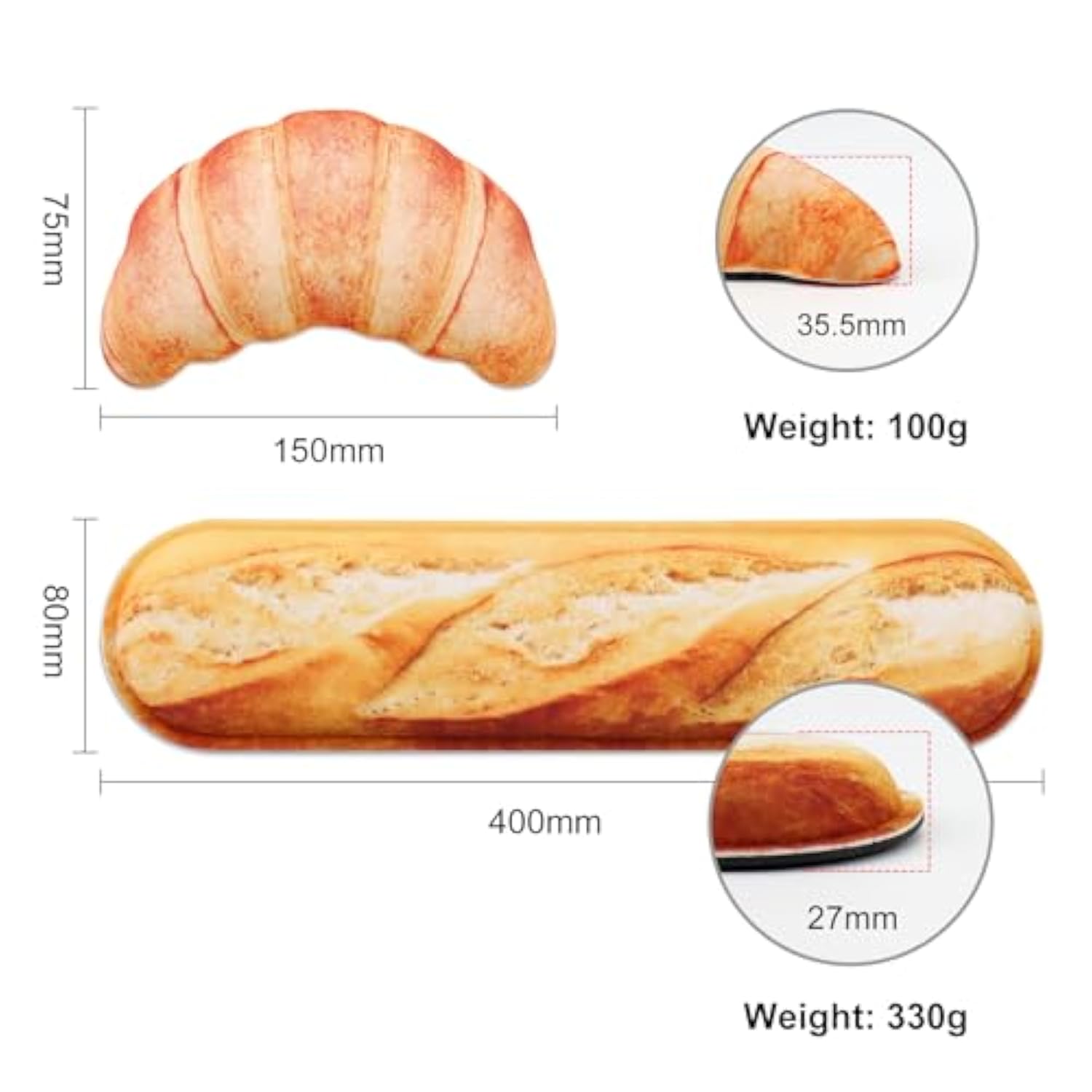 Toasty Comfort Mouse Pad, Start Your Day with a Dash of Coziness (Toast)