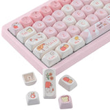 Moa Profile Pbt Keycaps 60 Percent, 142 Keys Custom Dye Sublimation Ansi Layou