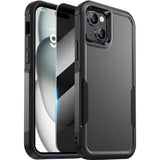 Designed For Iphone 15 Case, [With Privacy Screen Protector] [Anti Spy] [Military Grade Drop Protection] Heavy Duty Full-Body Shockproof Phone Case, Black