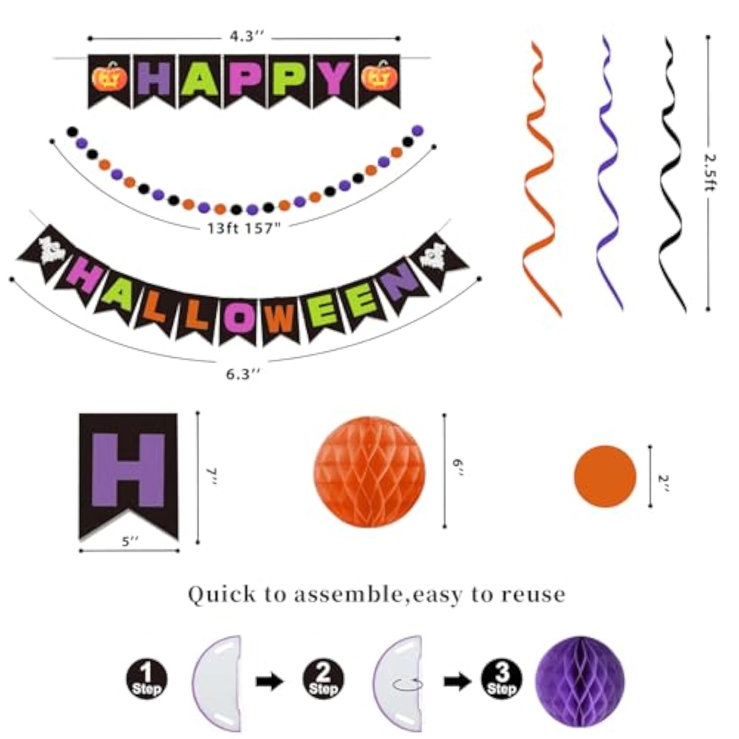 Baseball Party Decorations 4 Pcs Birthday Banners & Pennant Flags