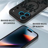 Case for iPhone 17 Pro Max 6.9 Inch (Compatible with MagSafe) Floral Flowers Design Translucent Phone Cover Soft TPU + Hard PC Anti-Scratch