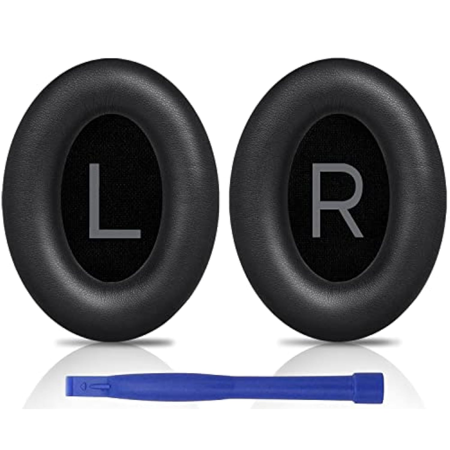 Earpads Replacement For Bose Quietcomfort 45 (Qc45)/Quietcomfort Se (Qc Se)/Quiet Comfort Wireless Over-Ear Headphones, Ear Pads Cushions With Softer Protein Leather - Black