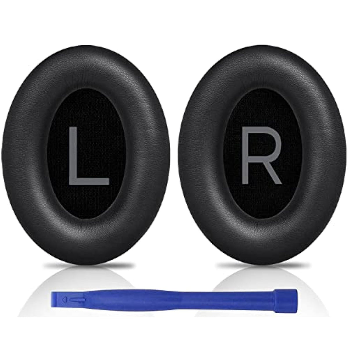 Earpads Replacement For Bose Quietcomfort 45 (Qc45)/Quietcomfort Se (Qc Se)/Quiet Comfort Wireless Over-Ear Headphones, Ear Pads Cushions With Softer Protein Leather - Black