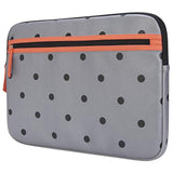 Targus Arts Edition for 15.6-Inch Laptop Protective Sleeve - Polka Dot, Gray/Salmon (TSS999GL)
