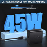 2025 New 45W Super Fast Charger Usb C Android Phone Charger Fast Charging Replacement For Samsung Galaxy S25/S25 Ultra/S25+/S24 Ultra/S24/S24+/S23 Ultra/S23/S22/S20/S21/Note 10,Galaxy Tab, 6Ft C Cable