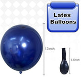 Navy Blue Balloon Garland Arch Mixed Sizes for Parties and Celebrations