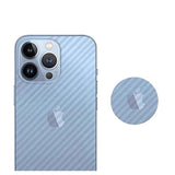 For Iphone 13 Pro Max Back Screen Protector 3D Carbon Fiber Ultra Thin Protective Film-2 Packs-Transparent