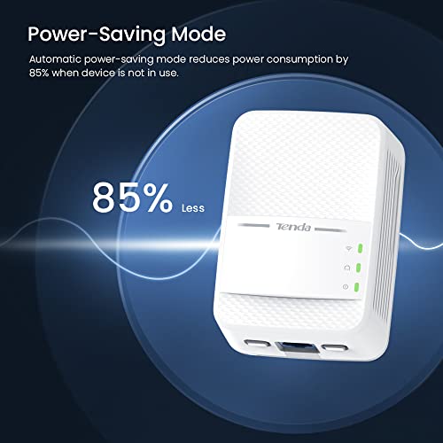 Av1000 Wifi Powerline Adapter Kit With Gigabit Ports, Powerline Extender With Ac650 Dual Band Wifi, Plug And Play, For Hd/3D/4K Video Streaming And Gaming (Ph10)