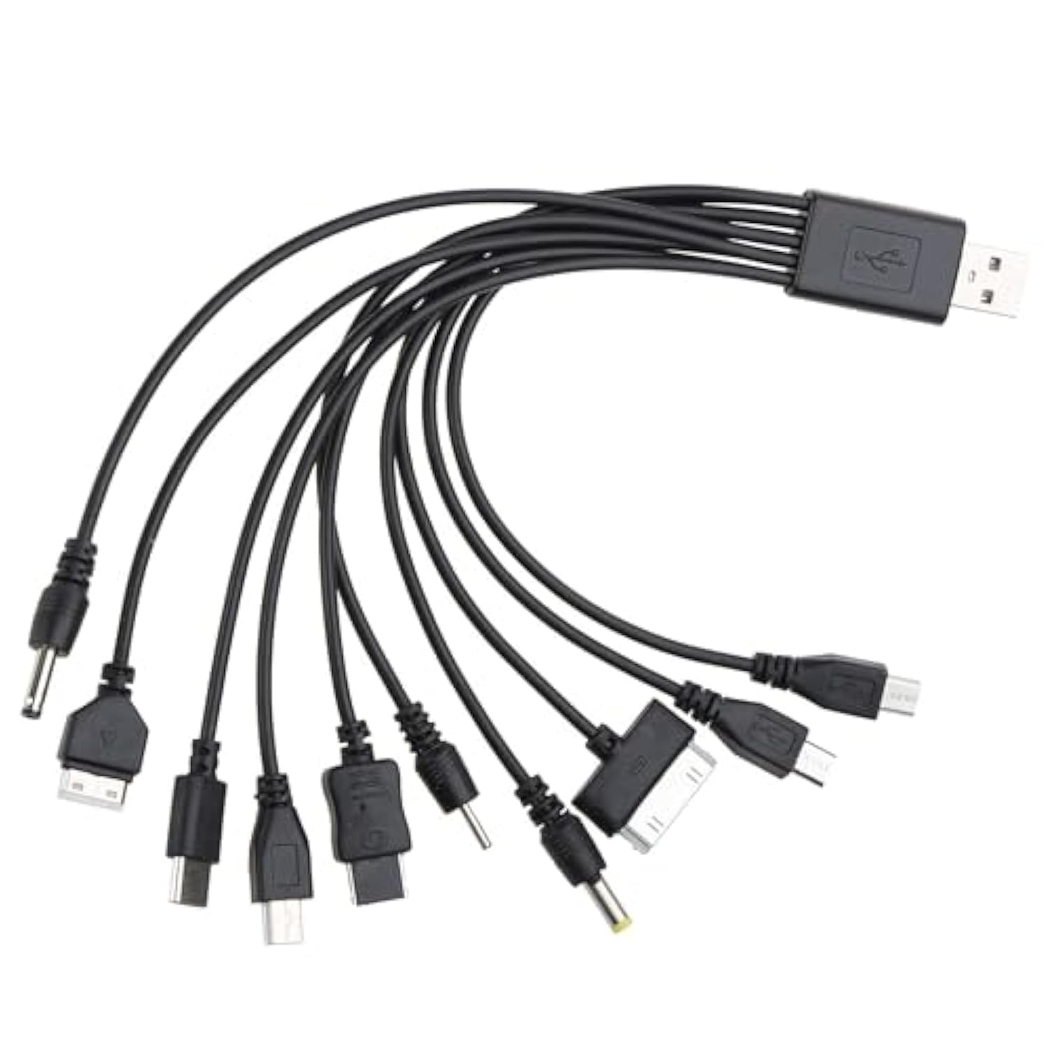 1 Piece 10 In 1 Usb Multi Charger Cables Universal Charger, For Mobile Phones Cord 20Cm/7.87In,Universal Chargers For All Devices10 In 1 Usb Cable For Smartphone Charger7.87In