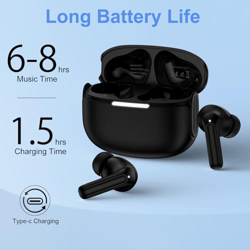 for  Galaxy A37 A57 A17 A56 A36 A26 A16, Earbuds Wireless Earphones Bluetooth Headphones Ear Buds Head Phones Blue Tooth Headset for