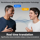 Ai Translation Earbuds Real Time 144 Languages Translator Earbuds Real Time Translating Ai Headphones Language Translation AudíFonos Traductores