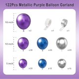 Metallic Purple And Blue Balloon Arch Garland Kit-Metallic Blue Balloo