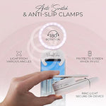 Phone Ring Light Clip On - , Rotatable Selfie Ring Light For Phone, Tablet, Laptop With Usb-C Charging Cable - 3 Color Modes & 5 Levels Of Brightness