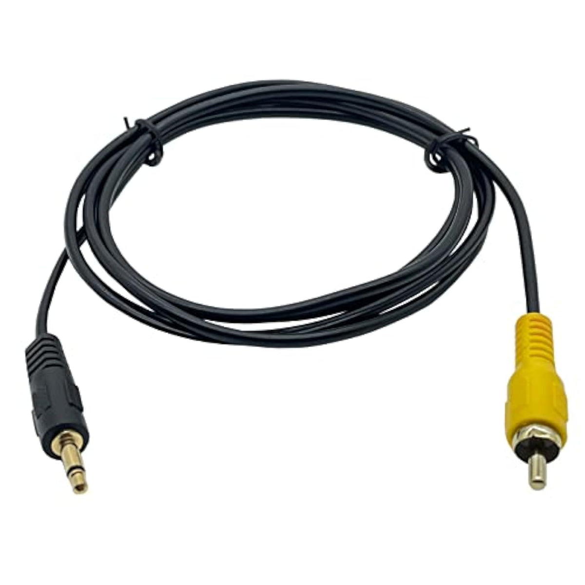 3.5Mm To Rca Cable, 6Ft Gold Plated 3.5Mm 1/8 Inch Mono Ts Male Plug To Rca Male Audio Video Cable