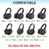 Cooling Gel Replacement Ear Pads Cushions For Sennheiser Hd 4.50Bt, Hd 4.50Btnc, Hd 4.50Se, Hd 4.40Bt, Hd 4.30G, Hd 4.20S, Hd 458Bt, Hd 450, Hd 450Bt, Hd 400S, Hd 350Bt, Hd300(Black)