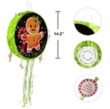 Christmas Gingerbread Man Piñatas New Year Foldabl Mexican Birthday Piñatas