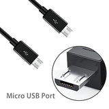Micro Usb Splitter Cable,2 In 1 Usb 2.0 A Male To Dual Micro Usb Male Charging
