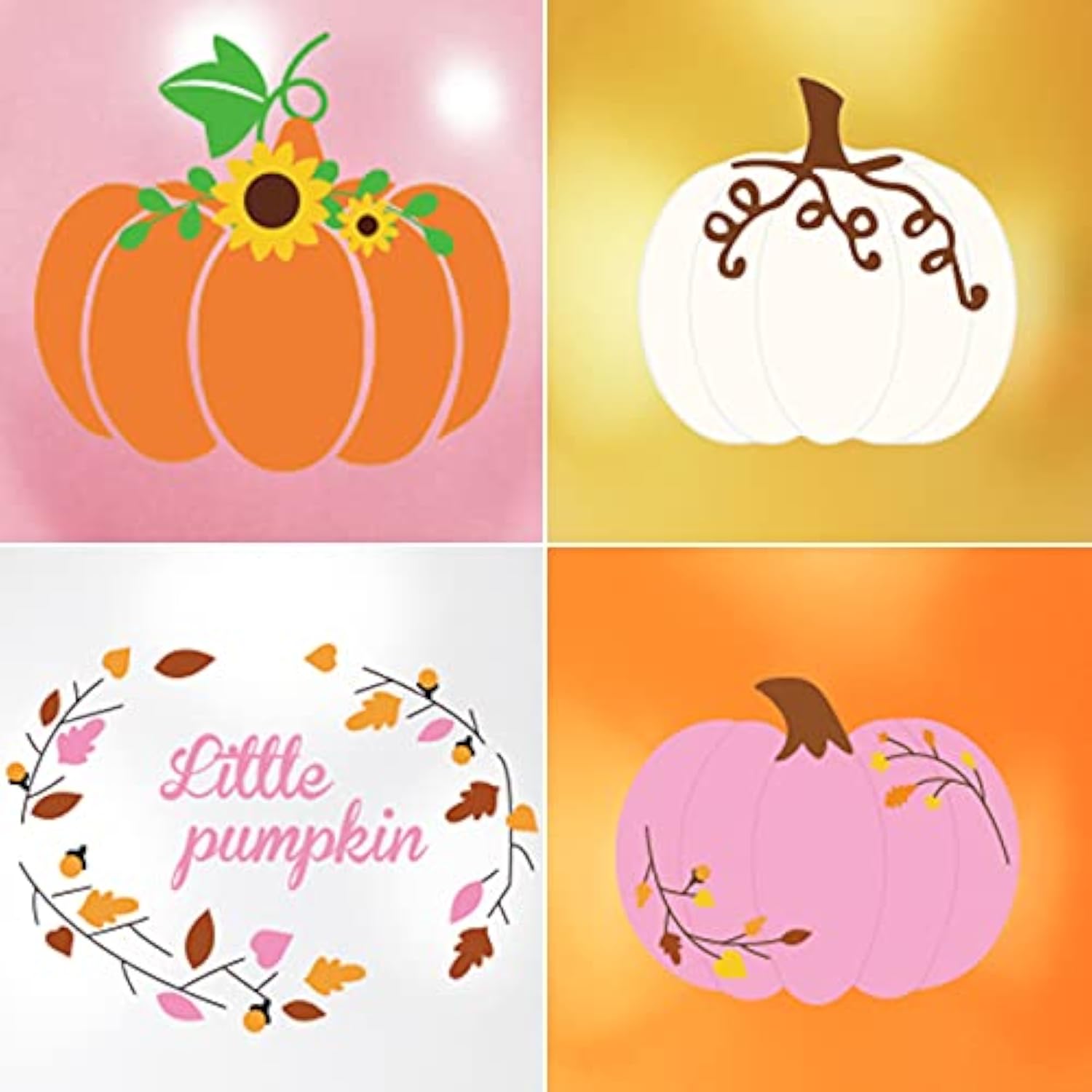 Little Pumpkin Fall Balloons Maple Leaf Confetti Garland Birthday Baby Shower