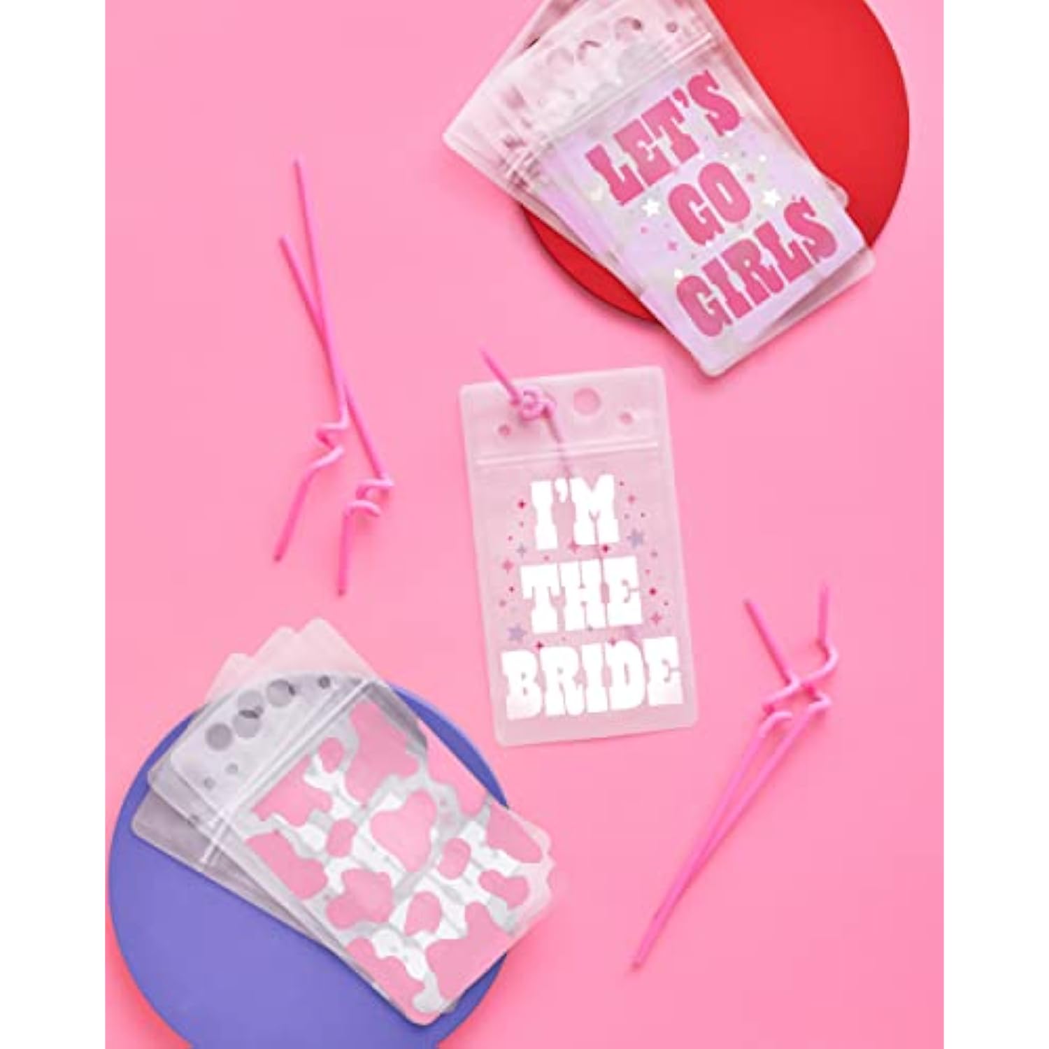 Bachelorette Party Decorations Last Rodeo Drink Pouches - 16 Ct | Bach Party Cups, Nashville Bridal Shower, Let'S Go Girls Gift, Cowgirl Bride Bridesmaid Favors
