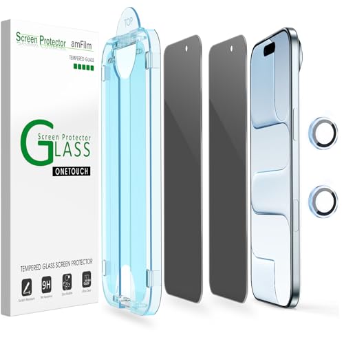 OneTouch Privacy Screen Protector for iPhone Air 17 6.5'' + Camera Lens Protector