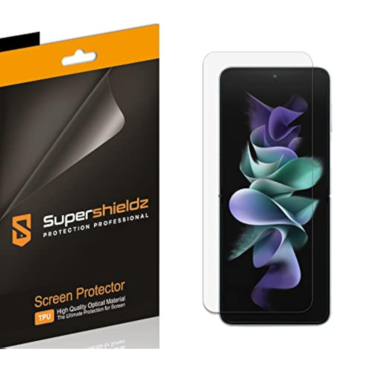 (2 Pack) Designed For Samsung Galaxy Z Flip 4 5G Screen Protector, High Definition Clear Shield (Tpu)