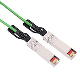 [Green Colored] 2M 10G Sfp+ Dac Twinax Cable, 10Gbase-Cu Sfp+ Copper Cable, Compatible For Cisco Sfp-H10Gb-Cu2M, Ubiquiti, Juniper, Mellanox, Mikrotik, Netgear, Supermicro, Open Source Switches