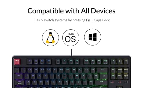 C3 Pro Tkl 80% Wired Mechanical Keyboard, 8K Polling Rate, Qmk/Via Programmable, Hot-Swappable, Rgb Backlit Shine-Through Keycaps, Super Banana Switch, For Windows/Mac