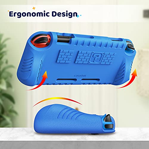 Kids Case Compatible with Nintendo Switch with Game Card Slots - [Ultralight] Shockproof Protective Cover with Ergonomic Grip, Kids Friendly Grip