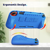 Kids Case Compatible with Nintendo Switch with Game Card Slots - [Ultralight] Shockproof Protective Cover with Ergonomic Grip, Kids Friendly Grip