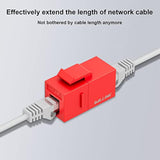 Rj45 Cat6 Keystone Coupler 25-Pack, Female To Female Cat6 Keystone Jack, Utp K