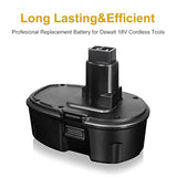 Orstaimer 3.5Ah Ni-MH Replacement Battery for DeWalt 18V Cordless Tools 2 Pack