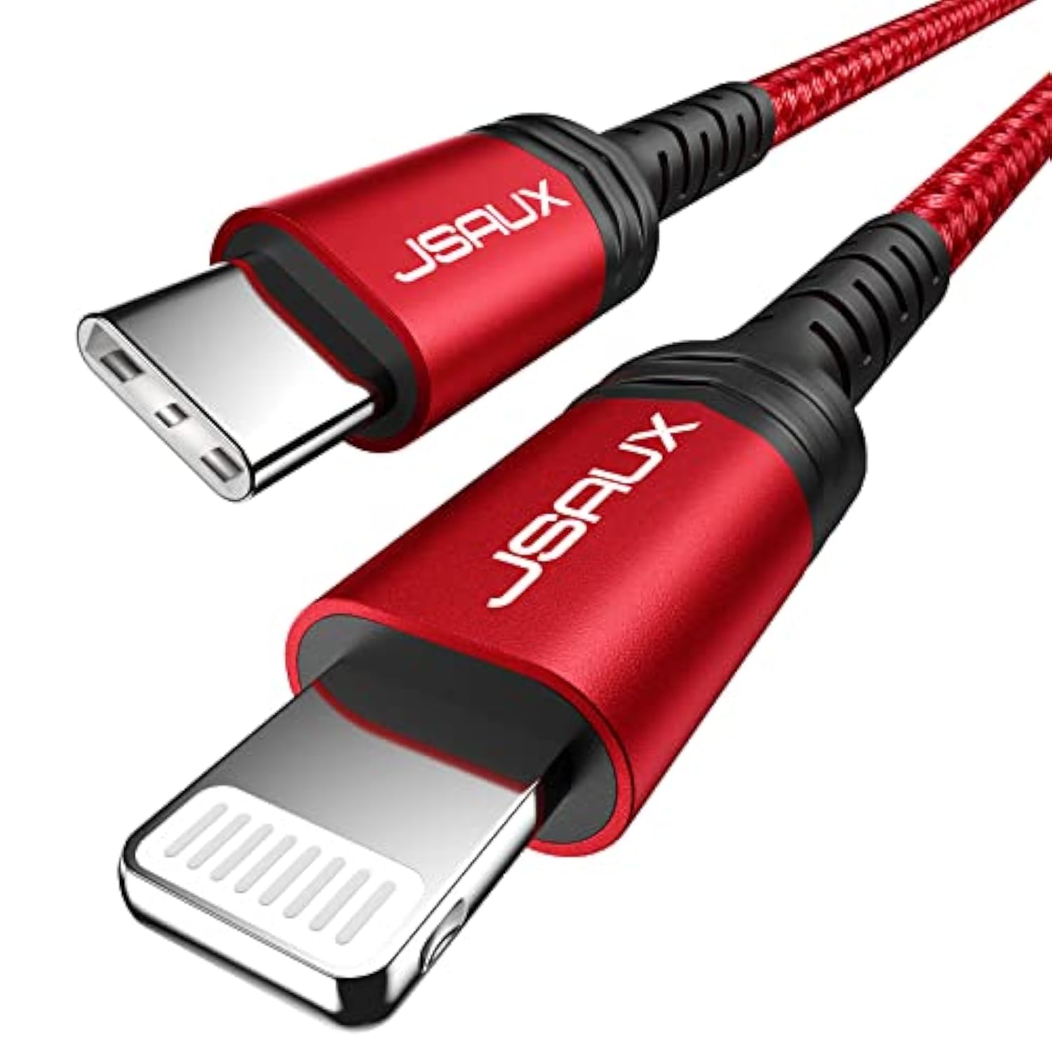 Usb C To Lightning Cable 6Ft, [Apple Mfi Certified] Iphone Cord Compatible With Iphone 14/14 Plus/14 Pro/14 Pro Max/13/13 Mini/13 Pro/13 Pro Max/12 Pro Max/11 Pro Max - Red