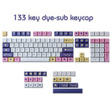 Keycaps,132 Keys Pbt Keycaps Set Constellation Xda Profile Dye Sublimation Cus