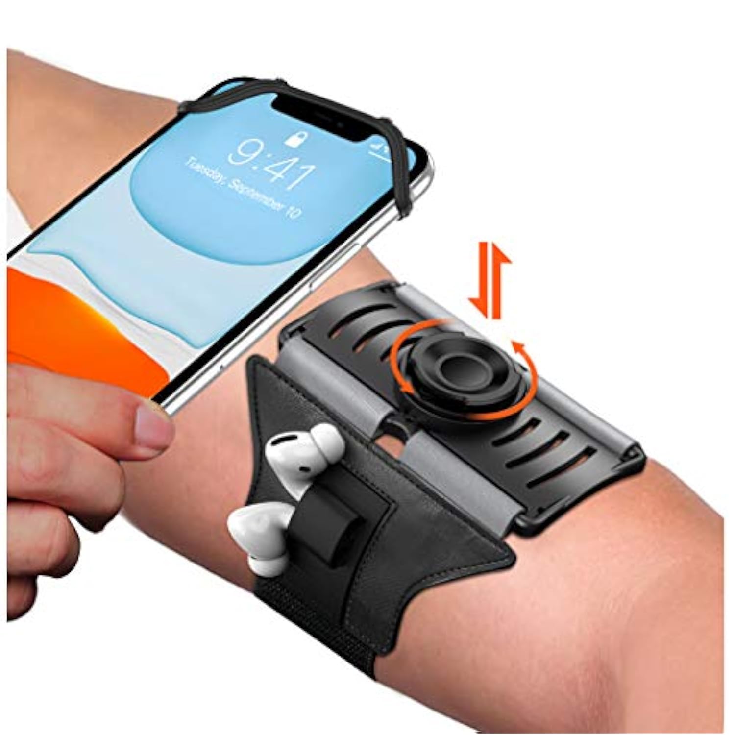Phone Holder Armband Rotatable