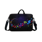11.6-Inch To 12.5-Inch Neoprene Laptop Shoulder Messenger Bag Case Sleeve For 11 11.6 12 12.5" Inch Chromebook/Tablet/Notebook/Macbook Pro/Air (Musical Note)