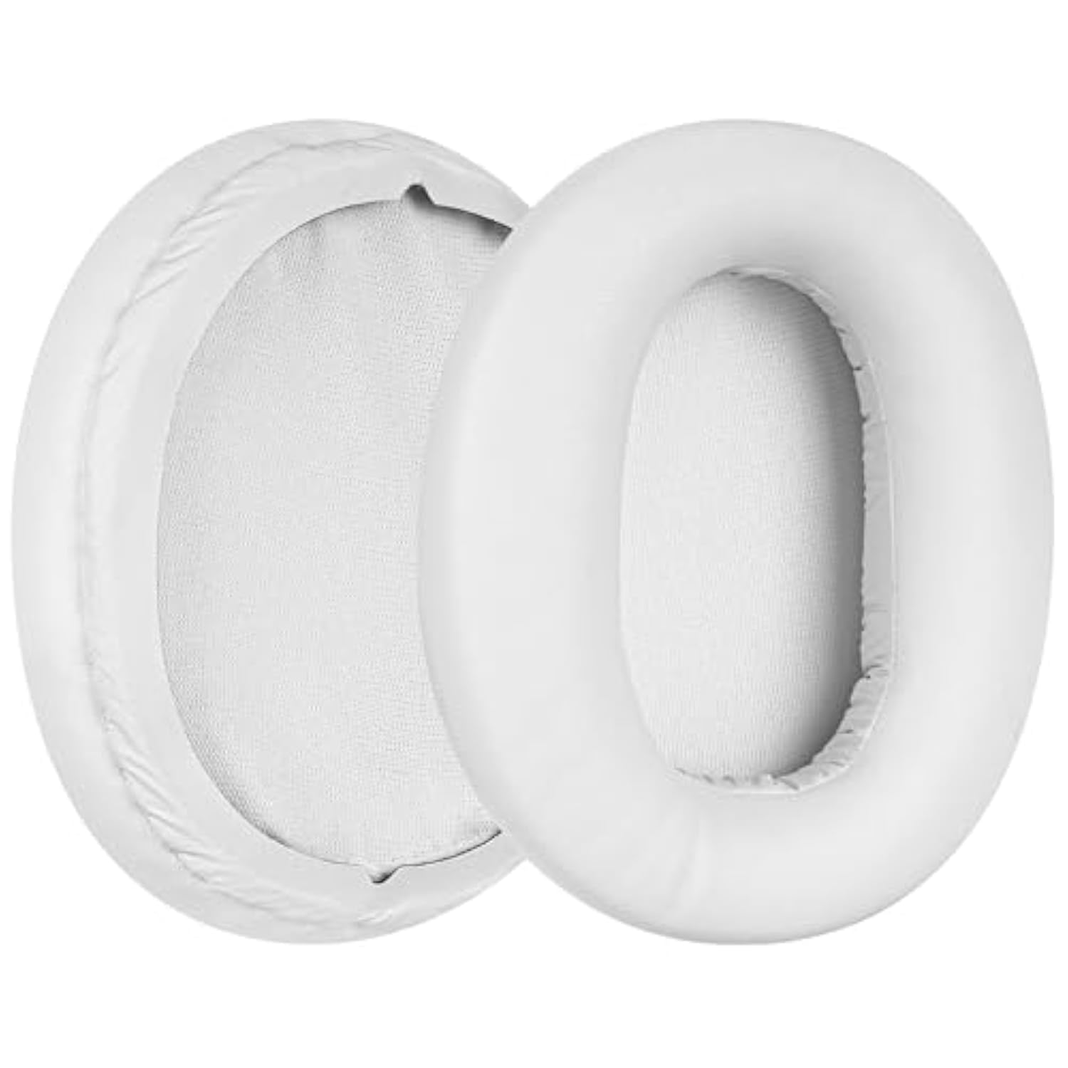 Geekria QuickFit Replacement Ear Pads for Sony WH-CH700N/ CH710N/ CH720N Headphones Ear Cushions, Repair Parts (White)