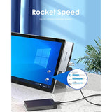 LENTION 5-in-1 USB C Hub for Surface Pro 7 Only, with 4K/60Hz HDMI, Gigabit Et