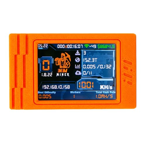 Nm Miner 1000K Bitcoin Lottery Miner For Solo Mining, Crypto Mining Hardware, Low Power Usb Btc Miner Alternative, Mini Bitcoin Miner Desktop Gadget For Blockchain Enthusiasts (1000K)