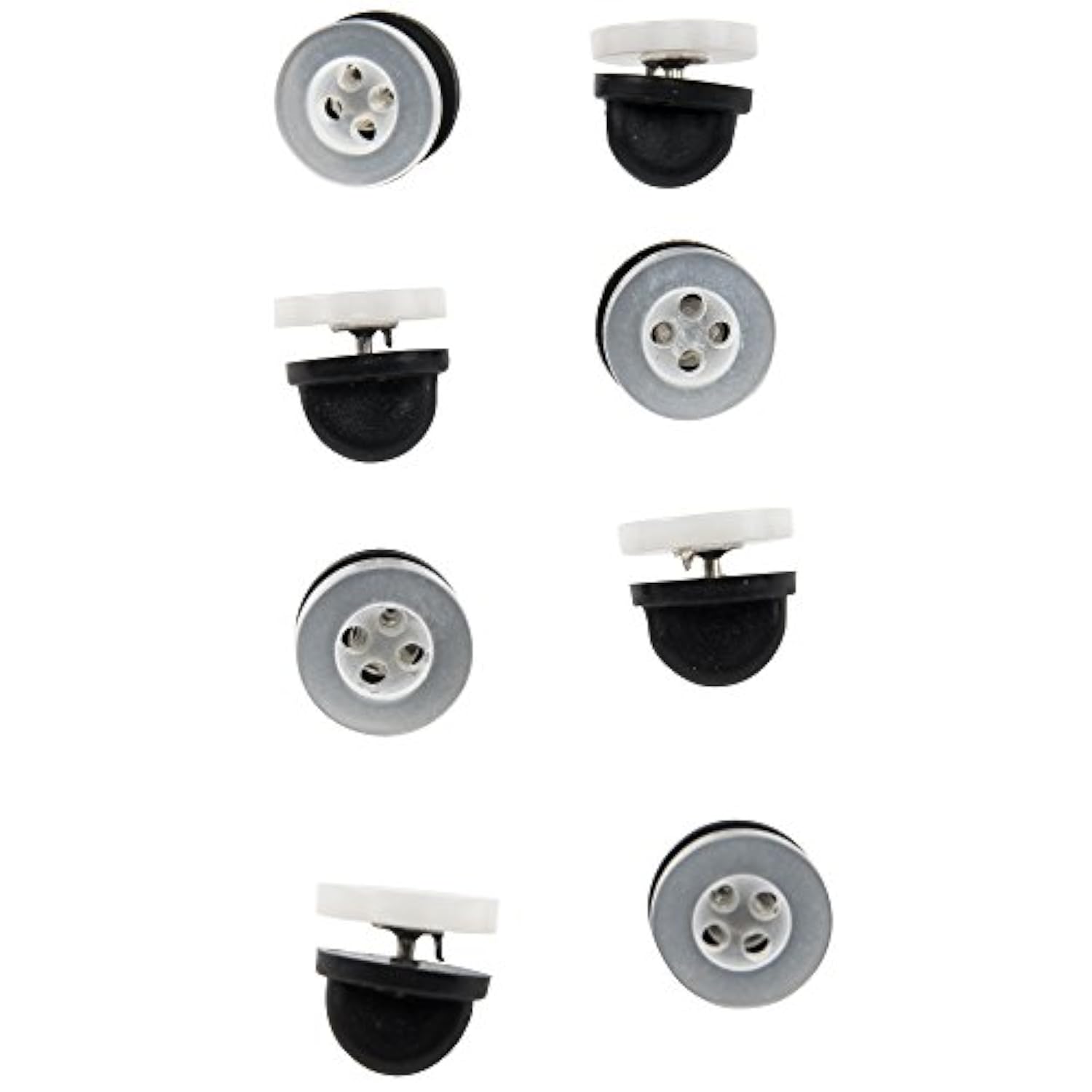 00725 No-Sew Instant Button Replacements, 8-Count , White